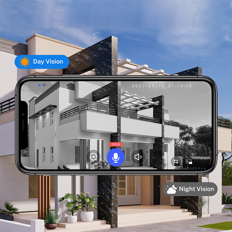 Wireless Smart Doorbell Camera – Outdoor Surveillance with HD Night Vision