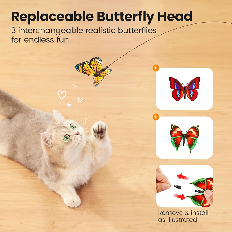 Automatic Suction Cup Electric Cat Teaser