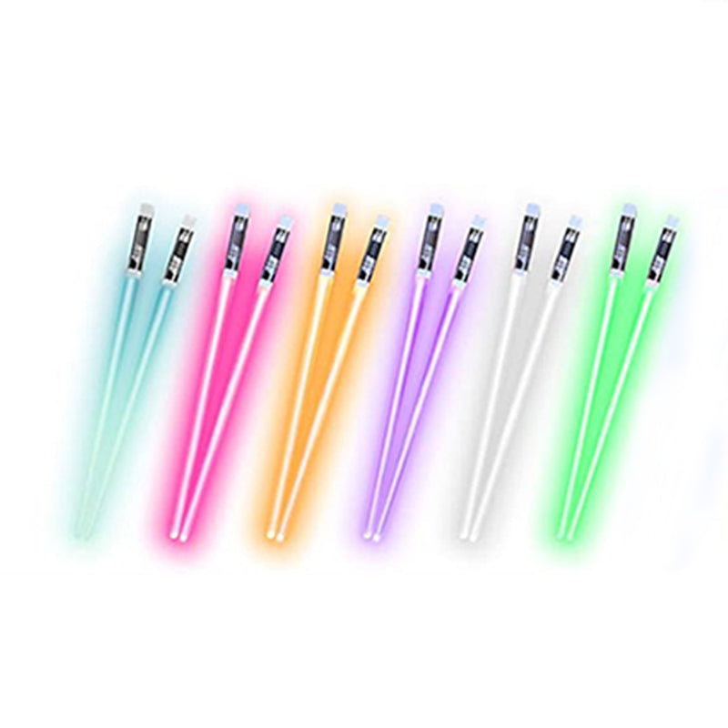 LED 9 colors luminous chopsticks