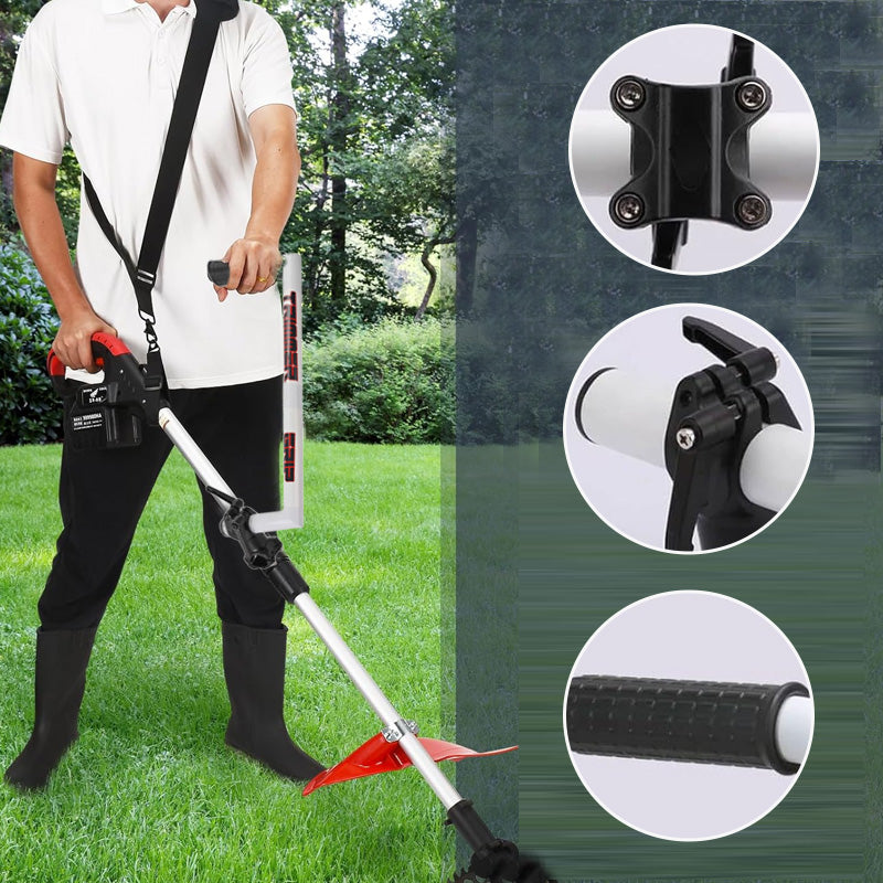 Ergonomic Handheld String Trimmer Handle with Shoulder Strap