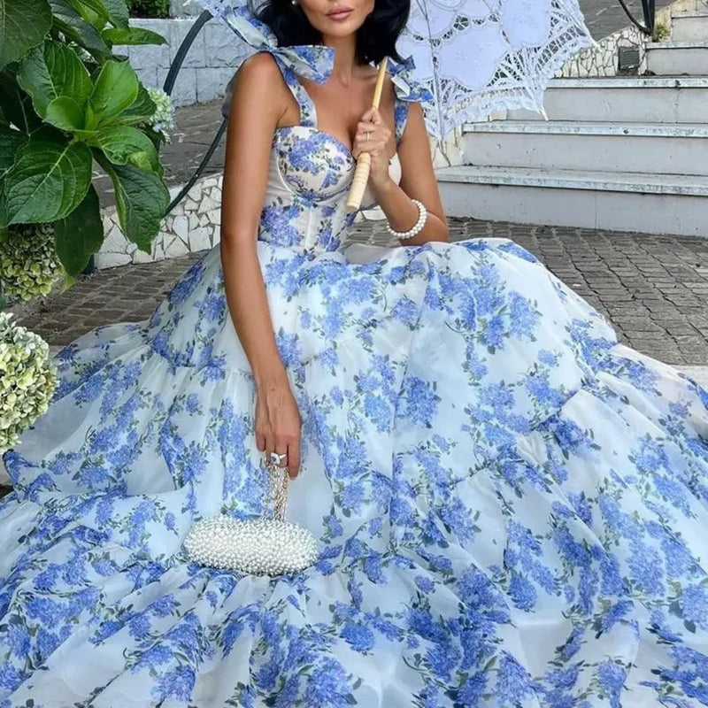 Floral Printed Maxi Dress