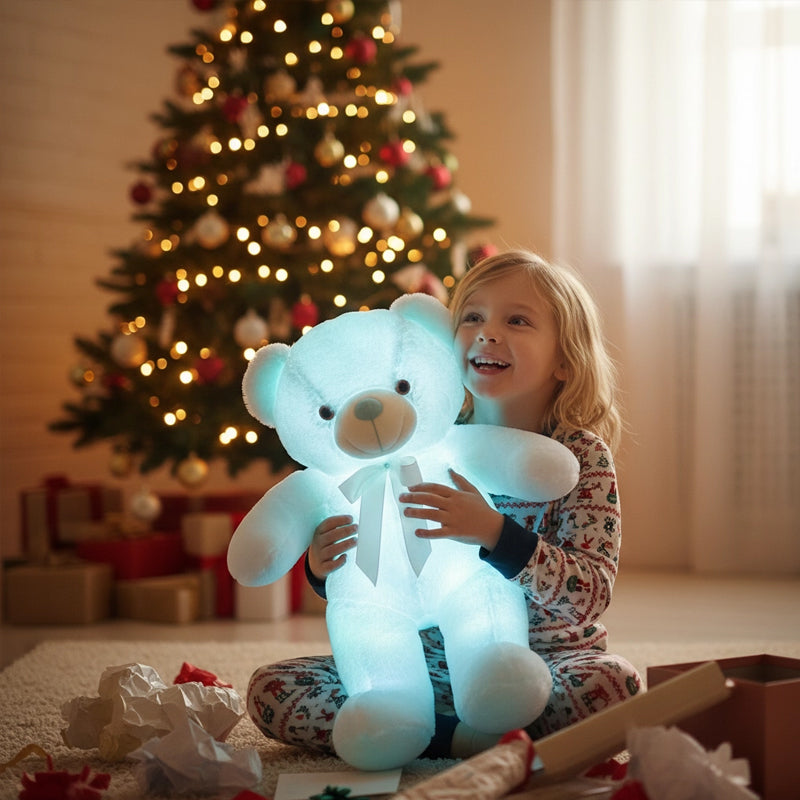 LED Light-Up Teddy Bear Plush Toy