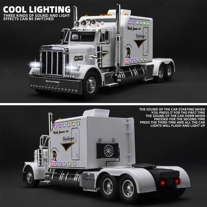 1:24 Heavy-Duty Alloy Truck Model
