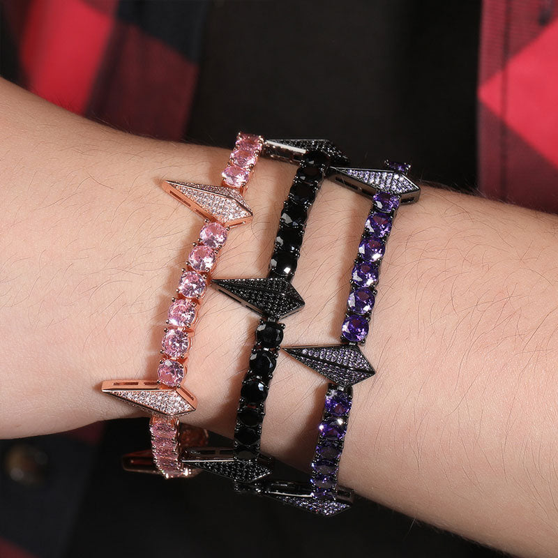 Rhinestone Panther Hip Hop Bracelet