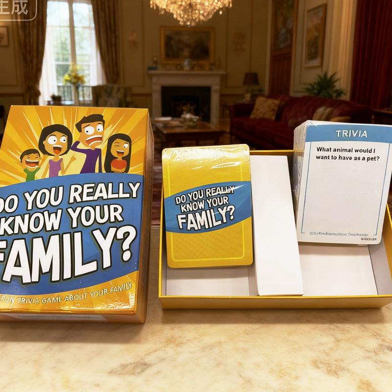 Family Fun Learning Card Game