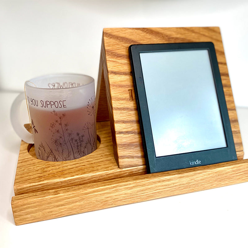 Wooden Book Rest Triangle bookshelf