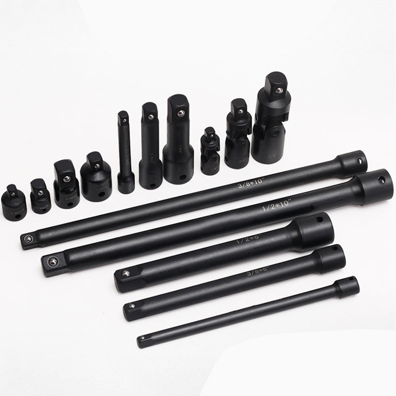 18-Piece CR-V Steel Socket Accessory Set