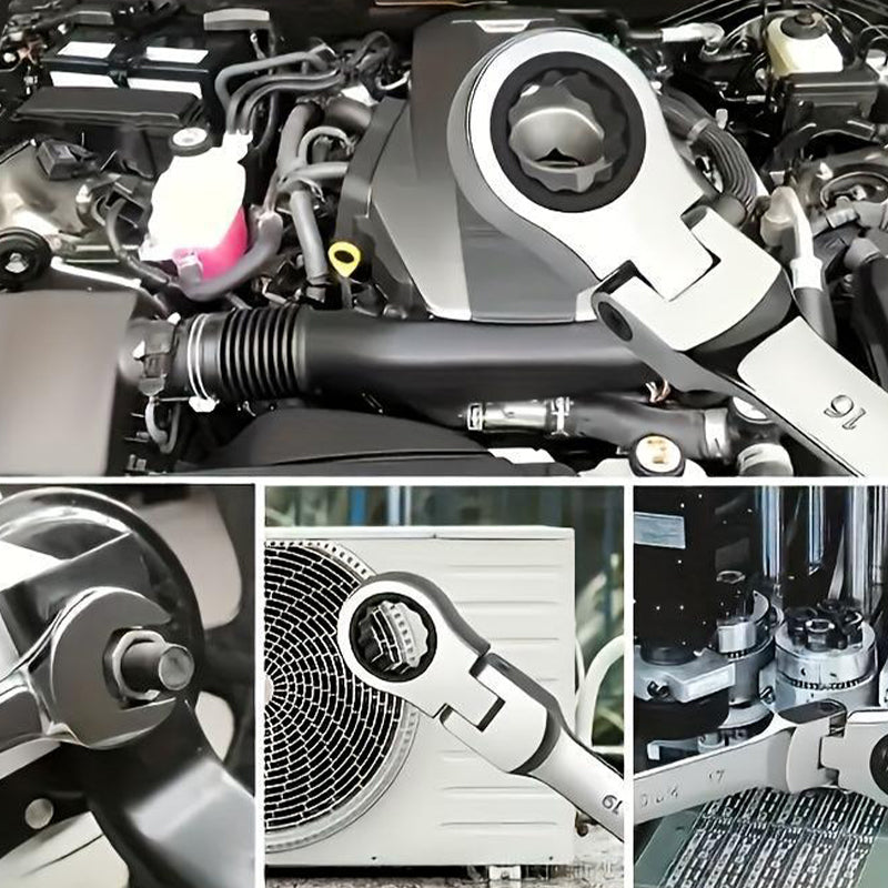 Adjustable Ratchet Wrench Set