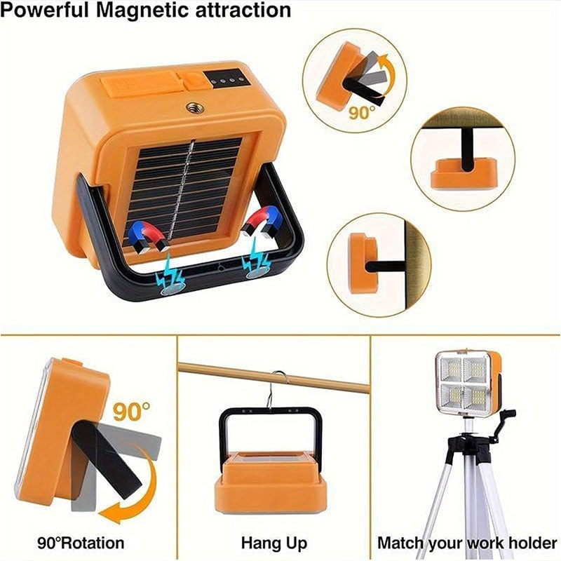 Mini Solar Rechargeable Multifunctional LED Searchlight
