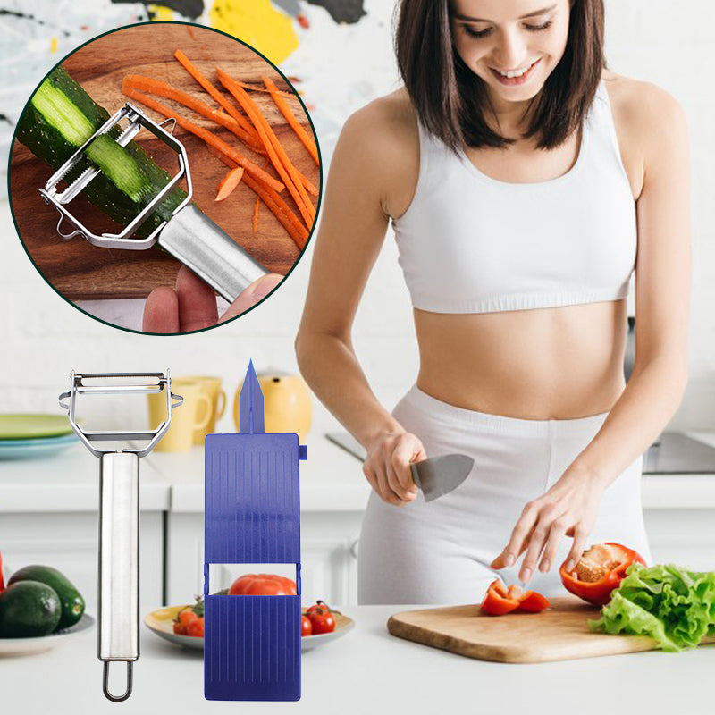 Stainless Steel Peeler &amp; Grater Set