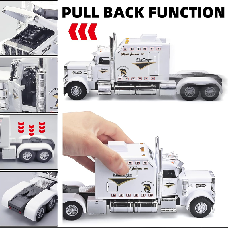 1:24 Heavy-Duty Alloy Truck Model