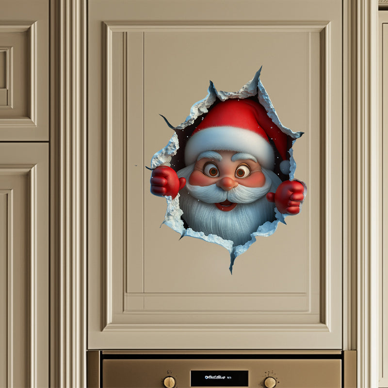 Santa Claus Wall Sticker Set