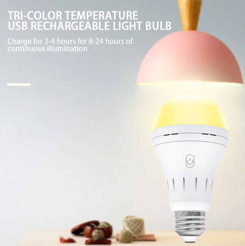 Multifunctional Portable Rechargeable LED Bulb with Remote Control