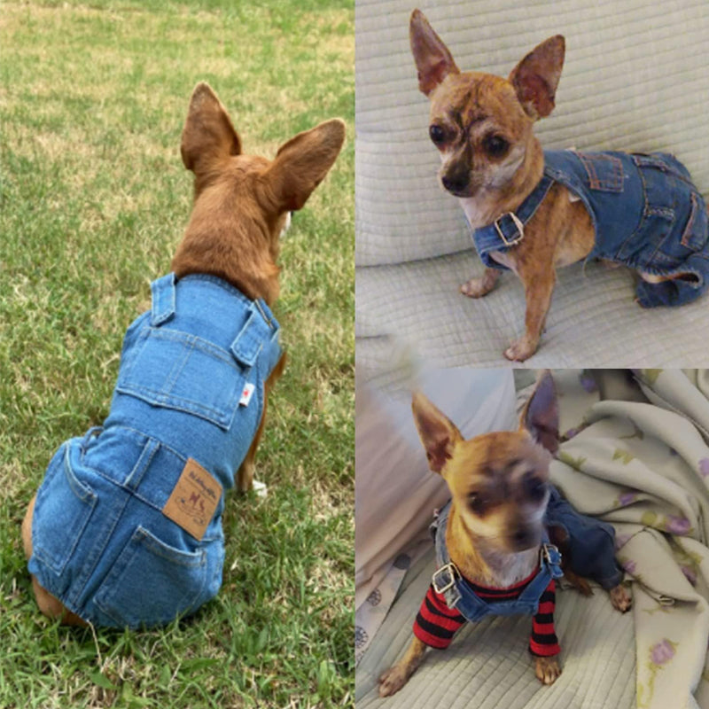 Dog Denim Overall