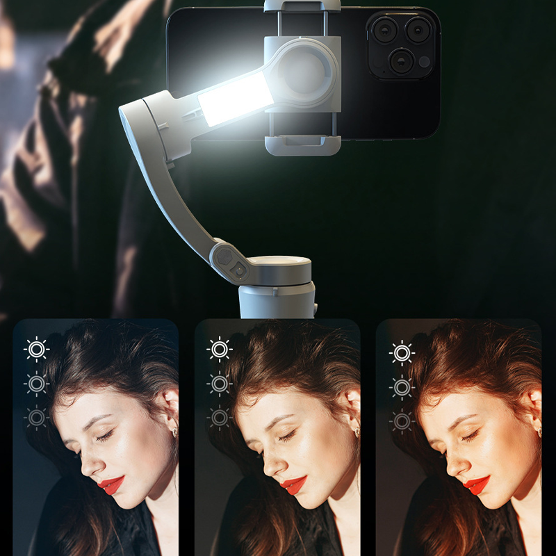 Gimbal Stabilizer for Smartphone with Wireless Charging