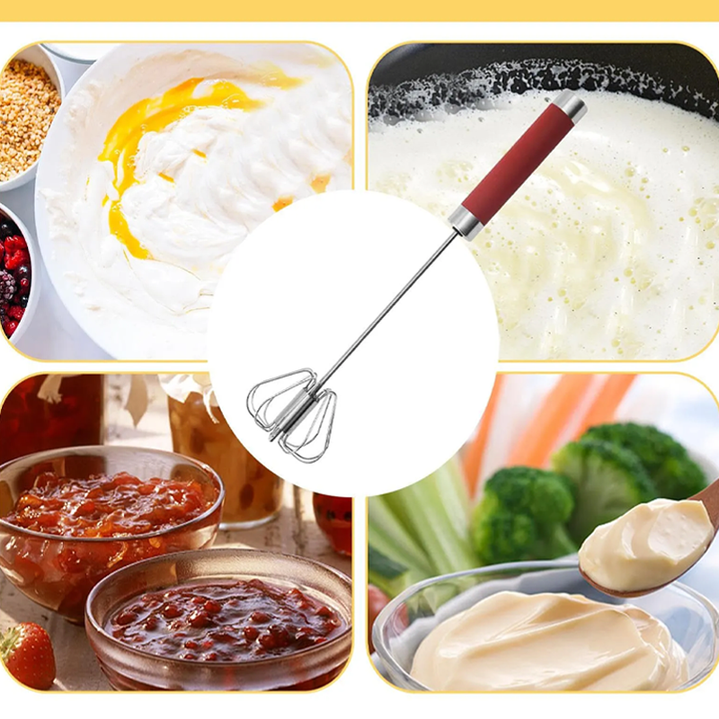 Stainless Steel Semi-Automatic Whisk