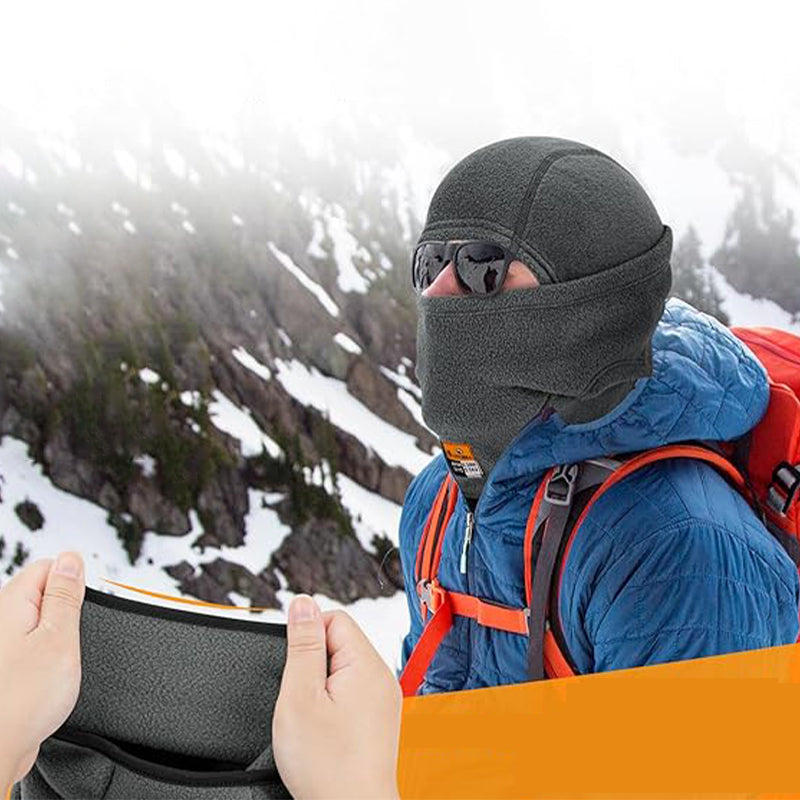 Outdoor Fleece-lined Windproof Neck Protection Face Mask/Hat