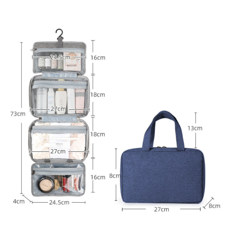 Perfect For Traveling - Toiletry Bag For Women With Hanging Hook