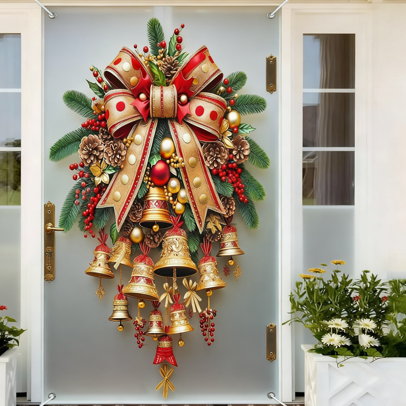 Christmas Bell Door Curtain