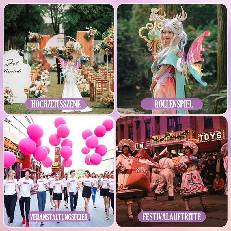 LED Electric Butterfly Wings Costume