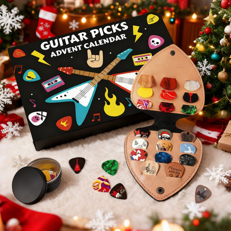 Christmas Guitar Pick Countdown Blind Box