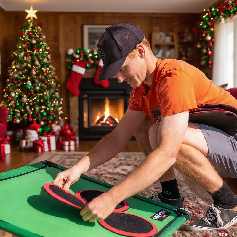 Golf Target Practice Game Mat with Stand