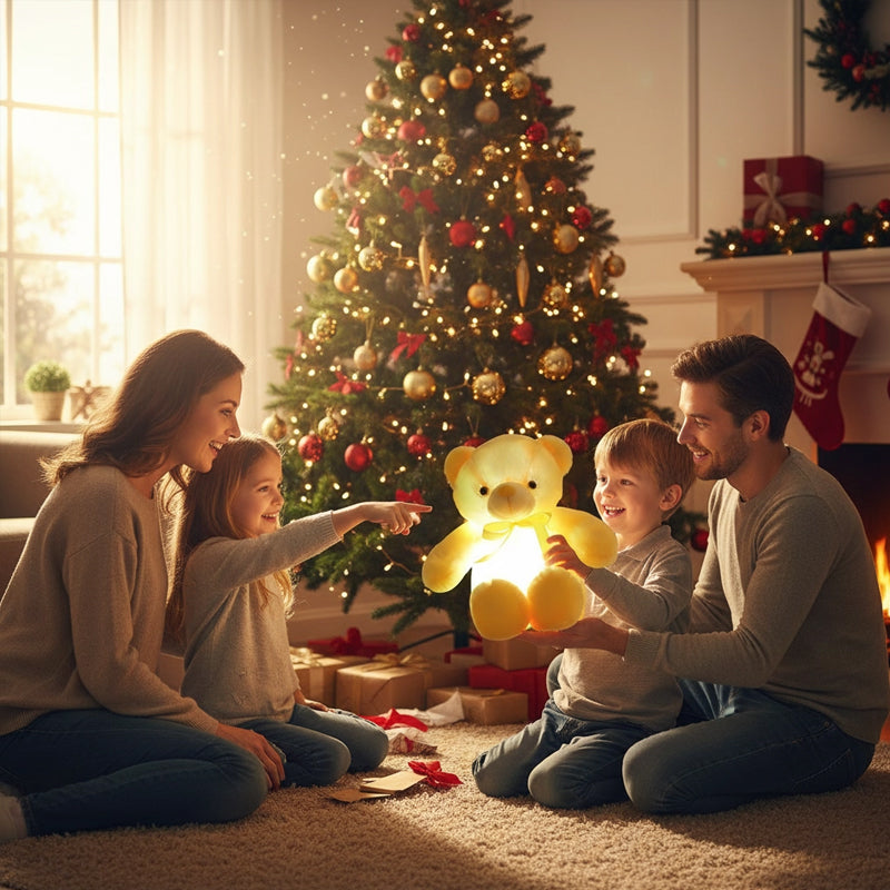 LED Light-Up Teddy Bear Plush Toy