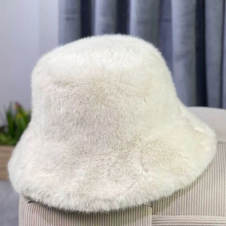 Bucket Hats Fashion Outdoor Fisherman Hat with Fleece