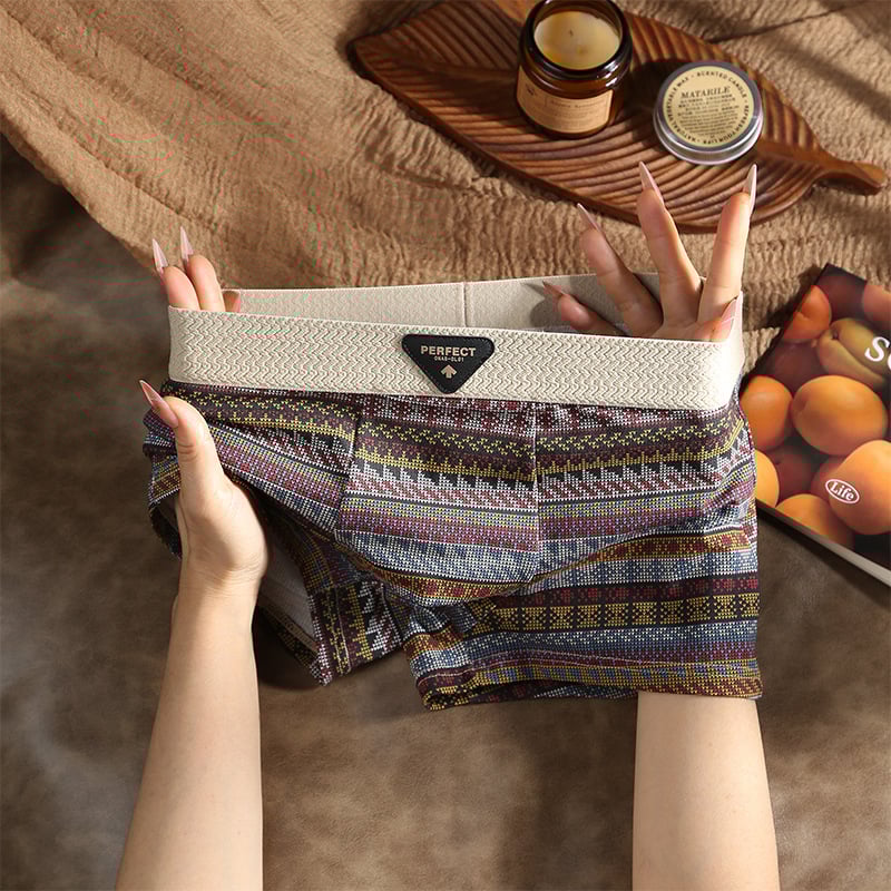 Men's Retro Pattern Boxer Shorts