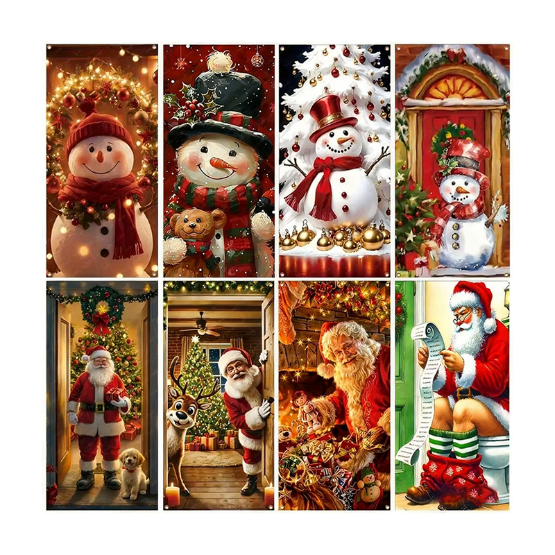 🎅Santa Claus Door Sticker Decoration