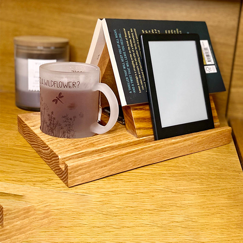Wooden Book Rest Triangle bookshelf