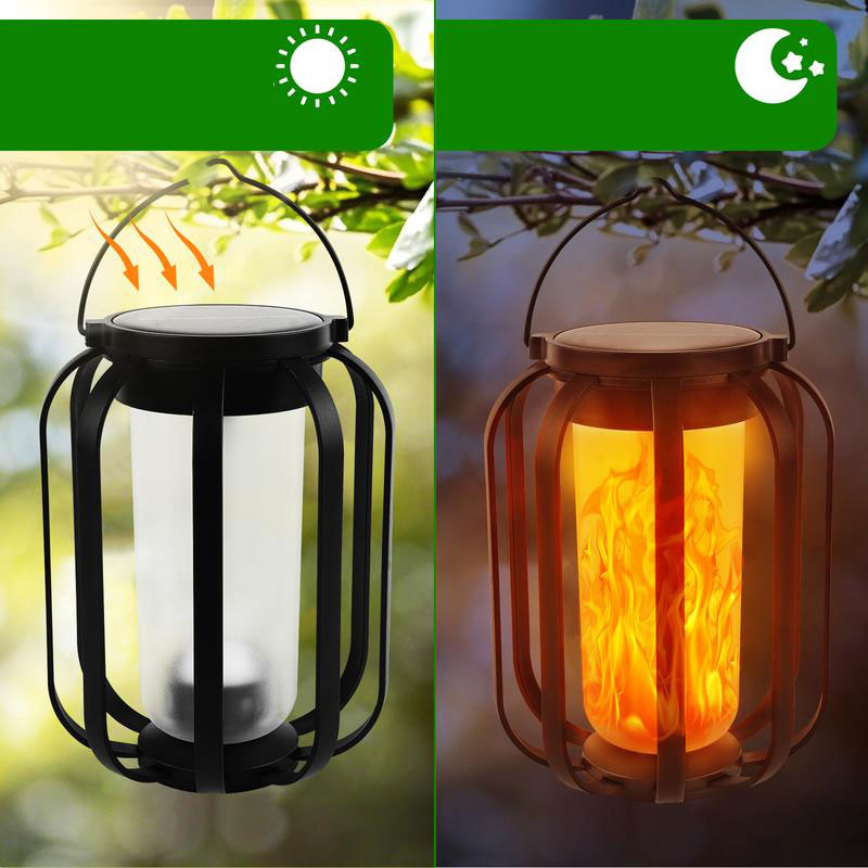 Solar Lantern Outdoor Light with Base