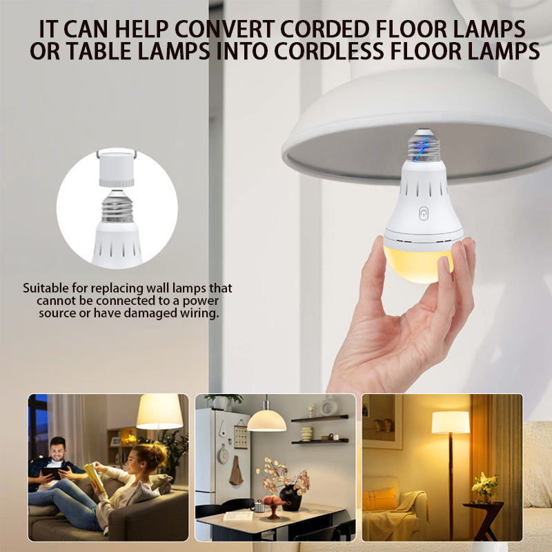 Multifunctional Portable Rechargeable LED Bulb with Remote Control
