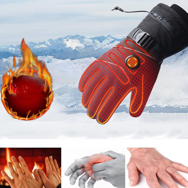 Rechargeable Heated Winter Cycling Gloves