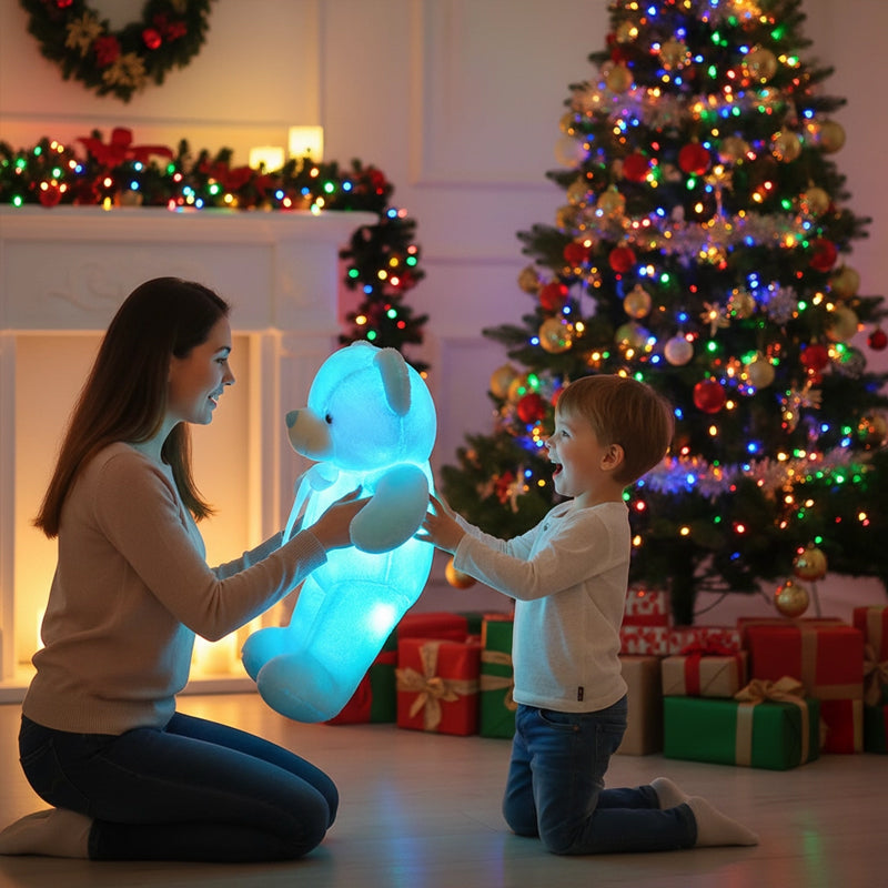 LED Light-Up Teddy Bear Plush Toy
