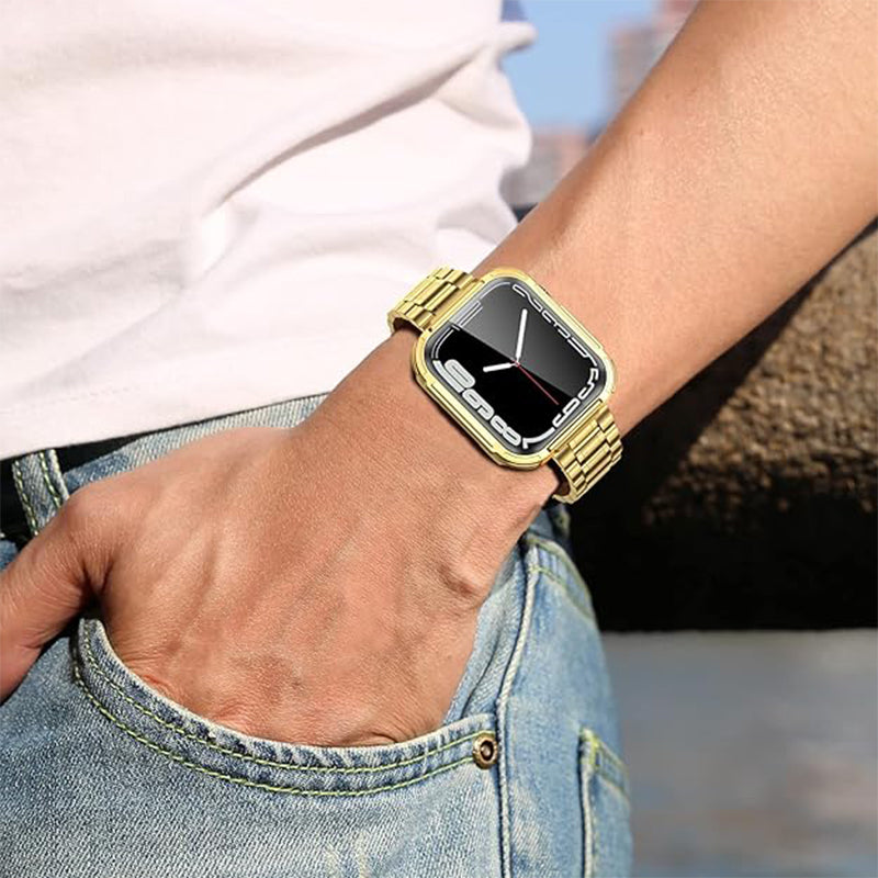 Smartwatch Butterfly Buckle Metal Strap with Multiple Styles to Choose From
