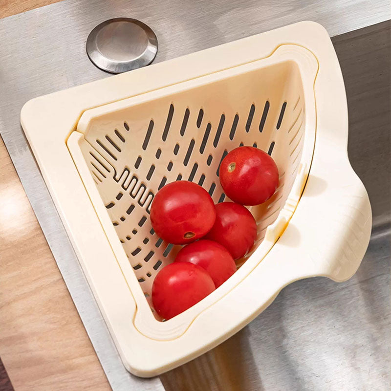 Magnetic Triangular Kitchen Strainer Basket