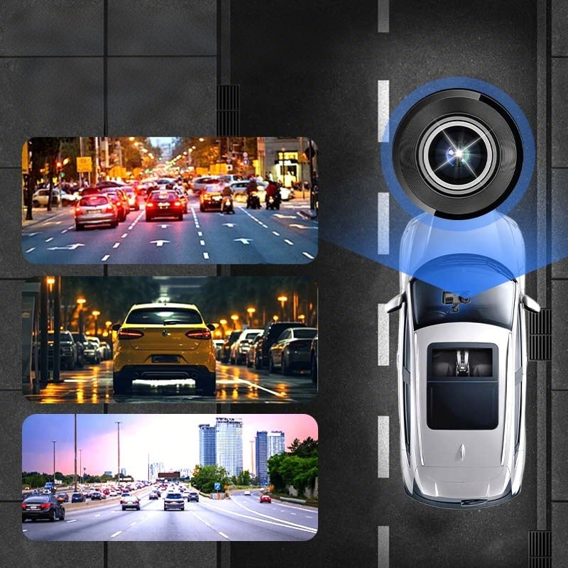 High-definition Panoramic Metal Dashcam