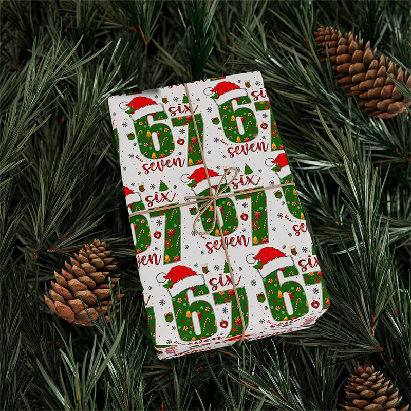 Festive Christmas Wrapping Paper Set