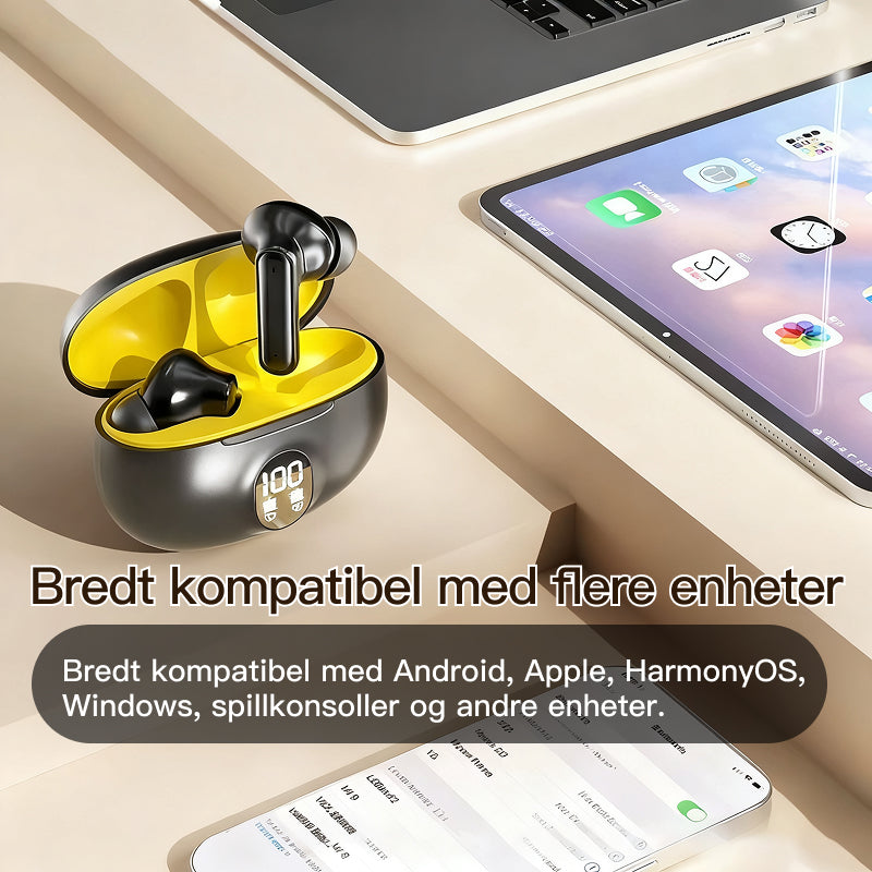 S510 Bluetooth Earbuds – Noise Cancelling, Digital Display