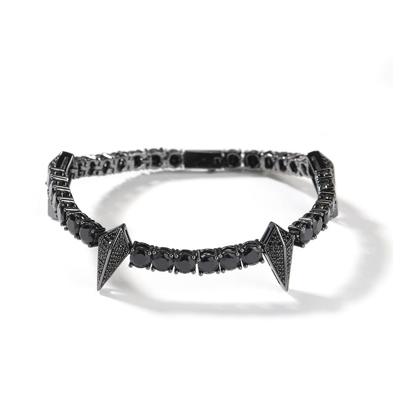 Rhinestone Panther Hip Hop Bracelet