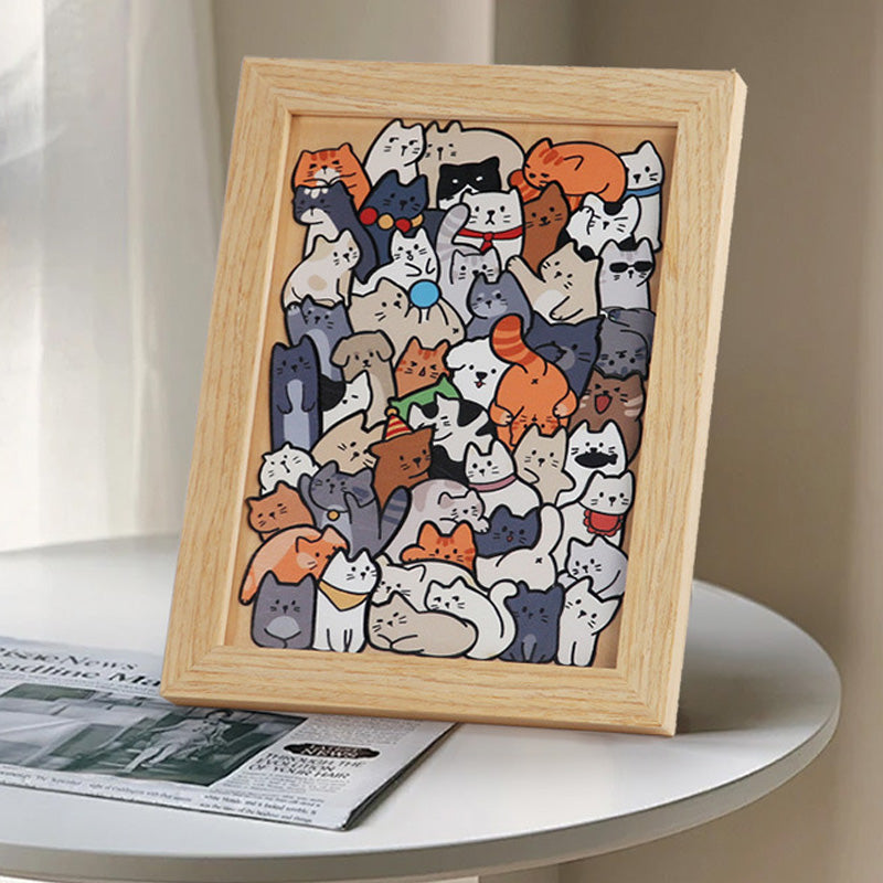 Animal Stacking Puzzle Blocks Toy Set