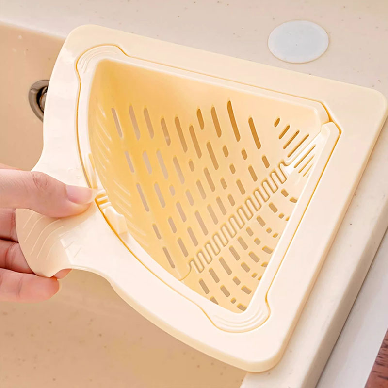 Magnetic Triangular Kitchen Strainer Basket