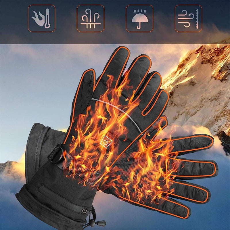 Rechargeable Heated Winter Cycling Gloves