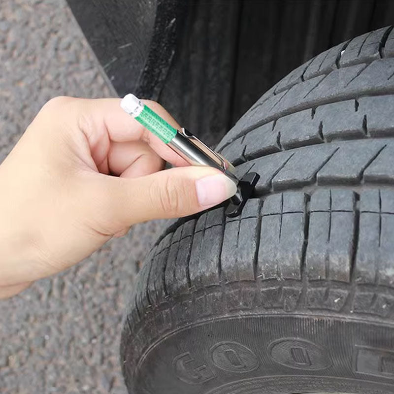 Tire Tread Depth Gauge Metal Tool