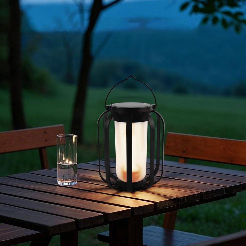 Solar Lantern Outdoor Light with Base