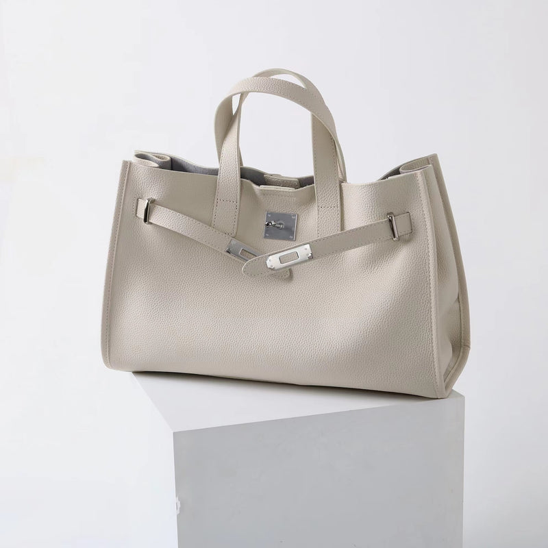 Elegant Leather Tote Bag