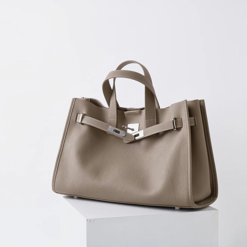 Elegant Leather Tote Bag