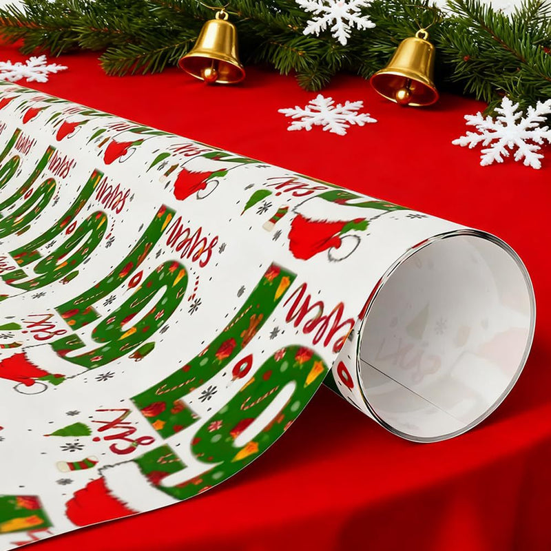 Festive Christmas Wrapping Paper Set