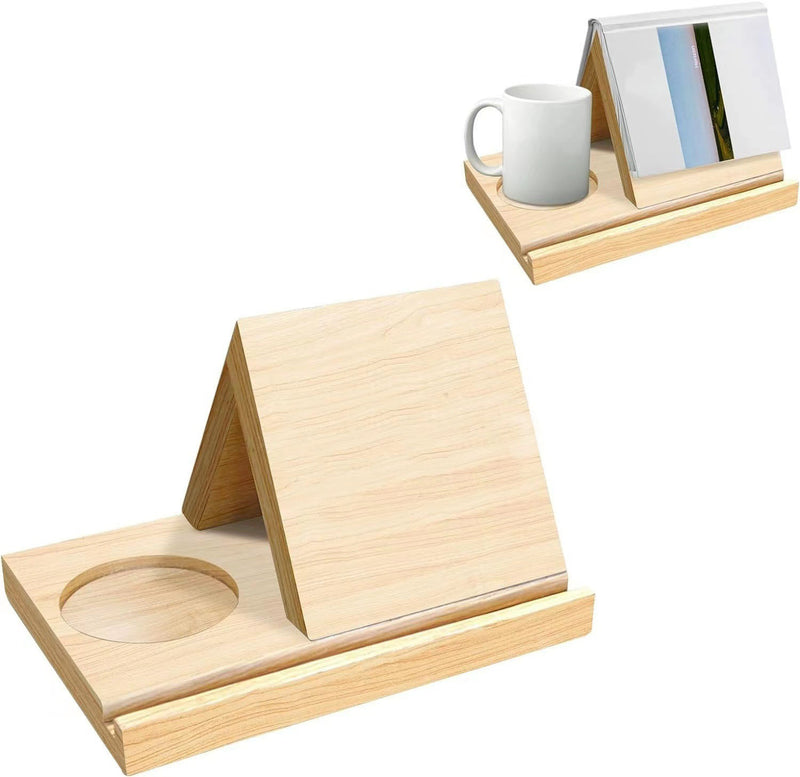 Wooden Book Rest Triangle bookshelf